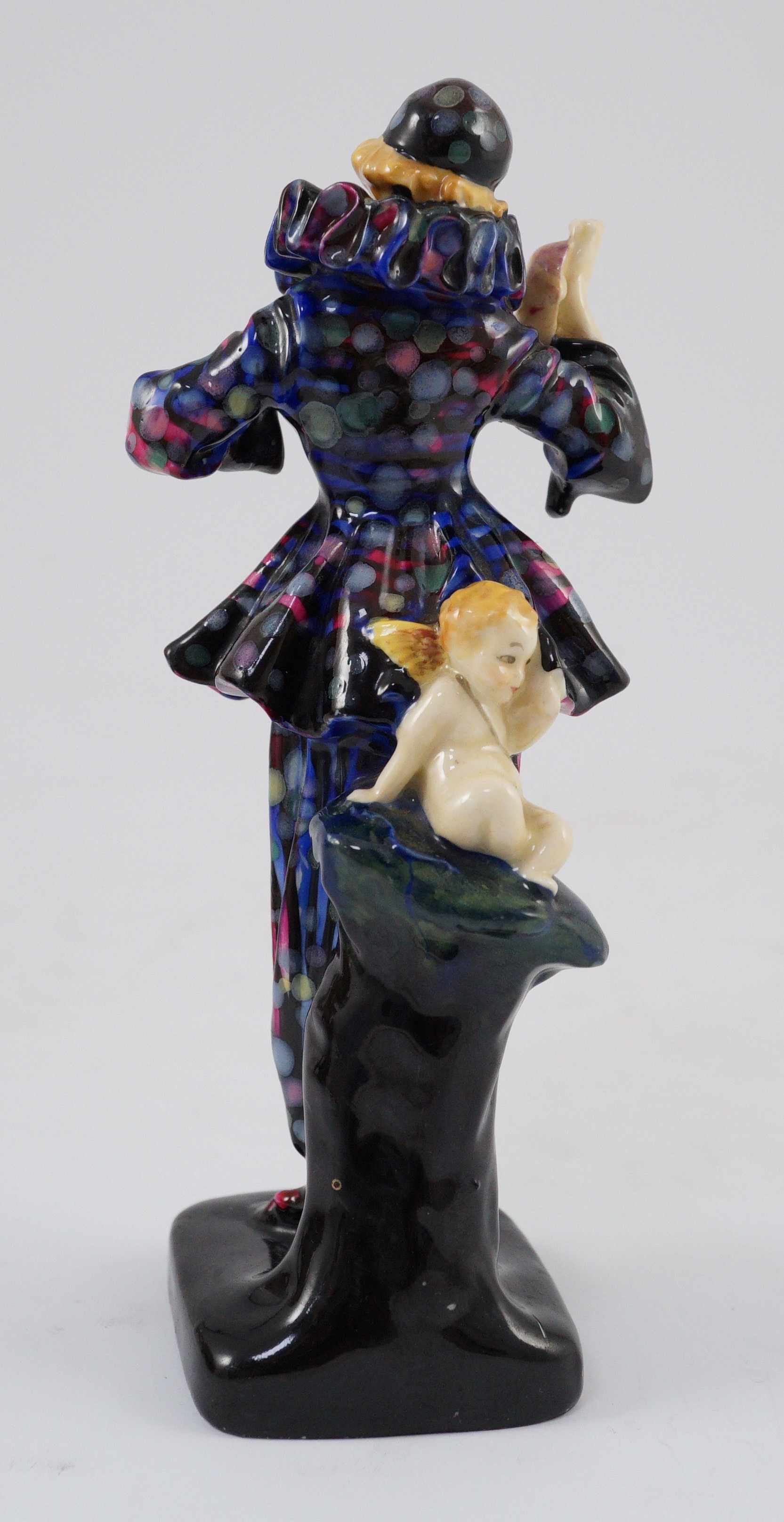 A rare Royal Doulton figure 'The Mask' HN1271, 16.4cm high, crack to base